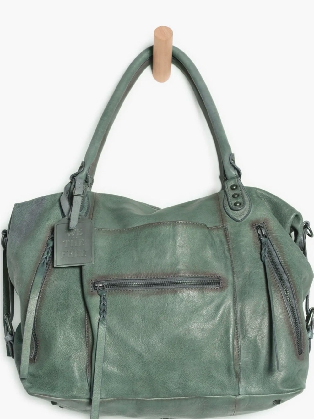 Free People Emerson Tote Secret Sage - Picture 2 of 3